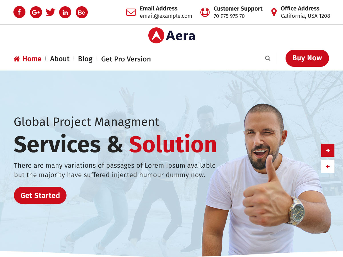 دانلود قالب های وردپرسی 4 Aera
