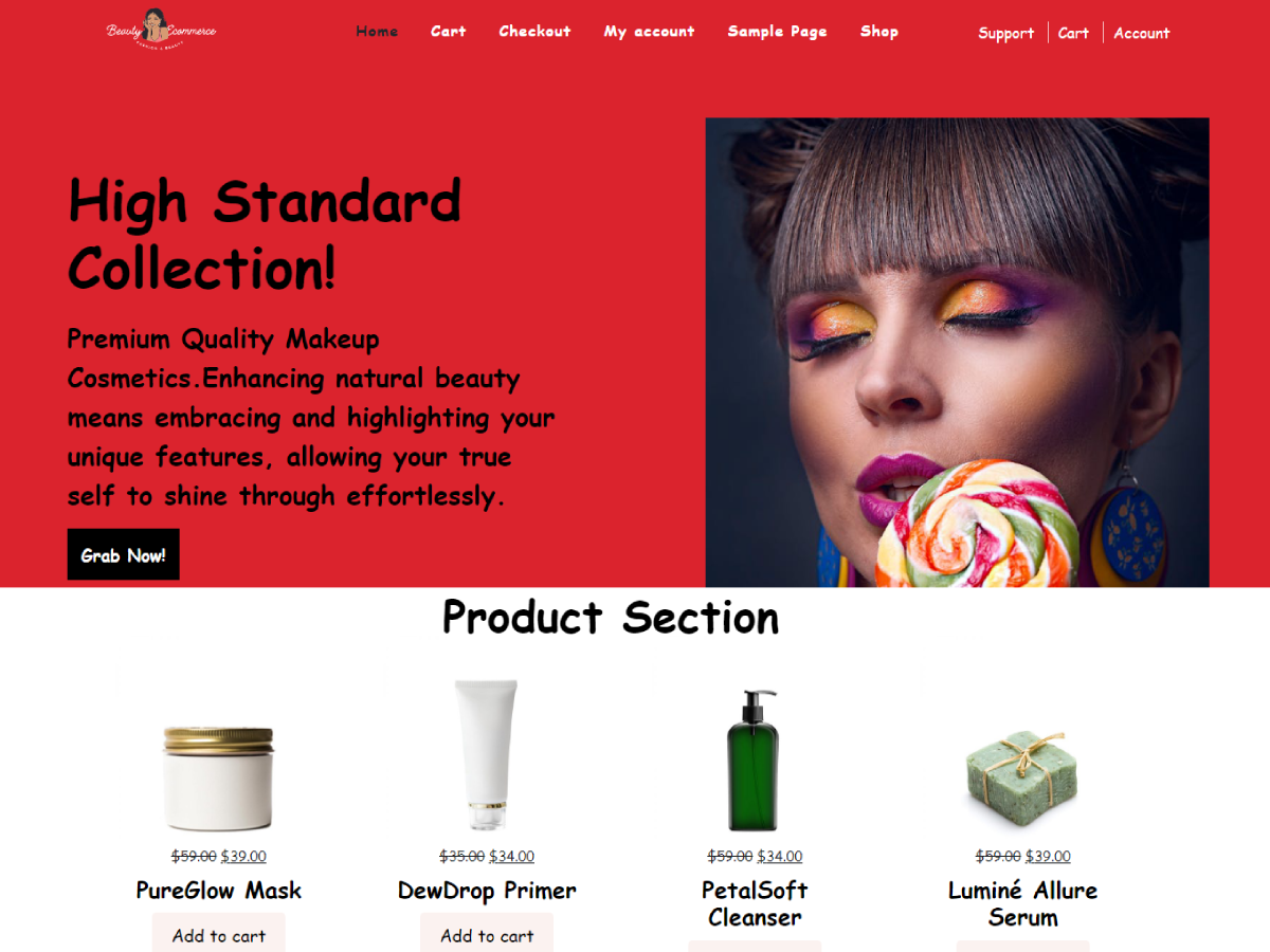 دانلود قالب های وردپرسی 5 CA Beauty Ecommerce