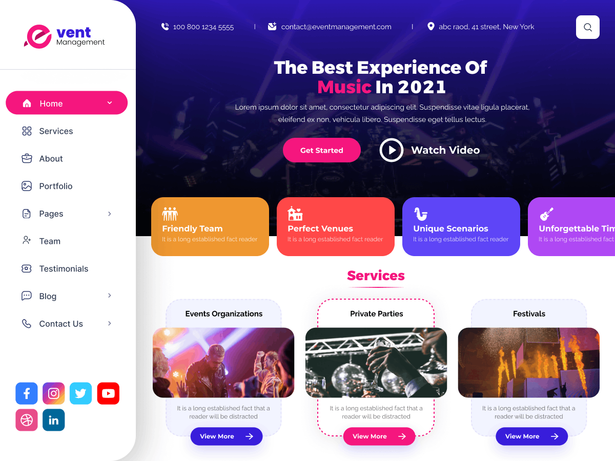 دانلود قالب های وردپرسی 4 Conference Event Planner
