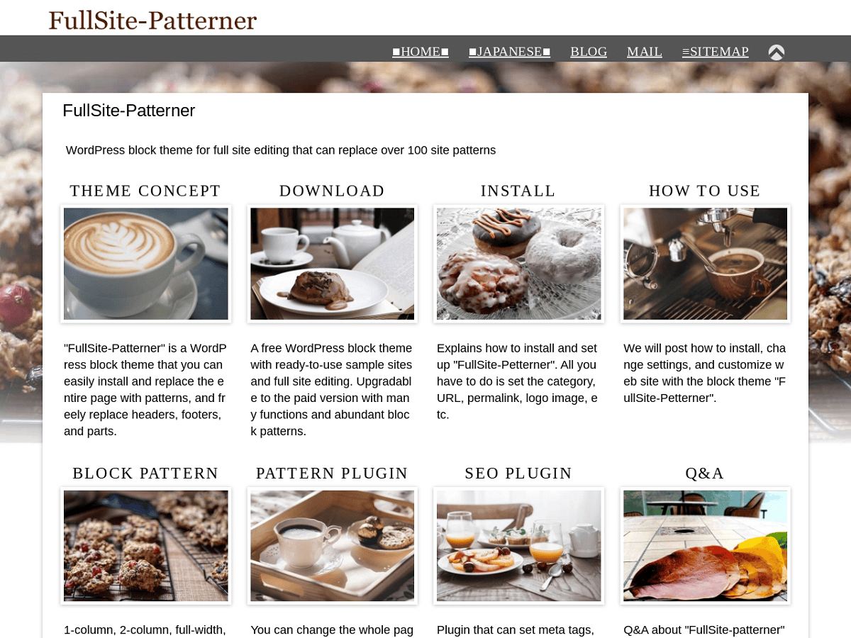 دانلود قالب های وردپرسی 2 FullSite-Patterner