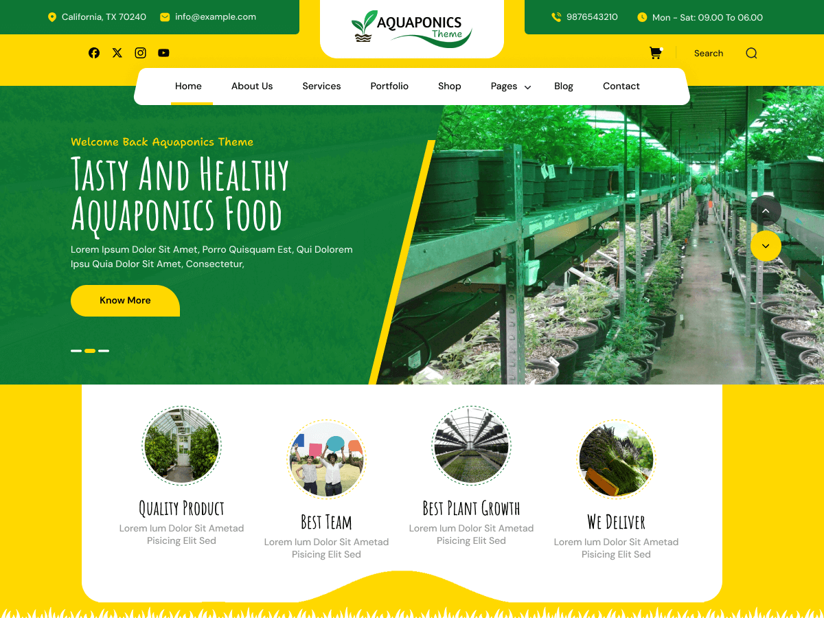 دانلود قالب های وردپرسی 12 Green Vegetable Store