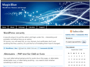 دانلود قالب های وردپرسی 6 magicblue