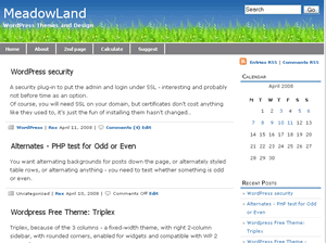 دانلود قالب های وردپرسی 11 meadowland