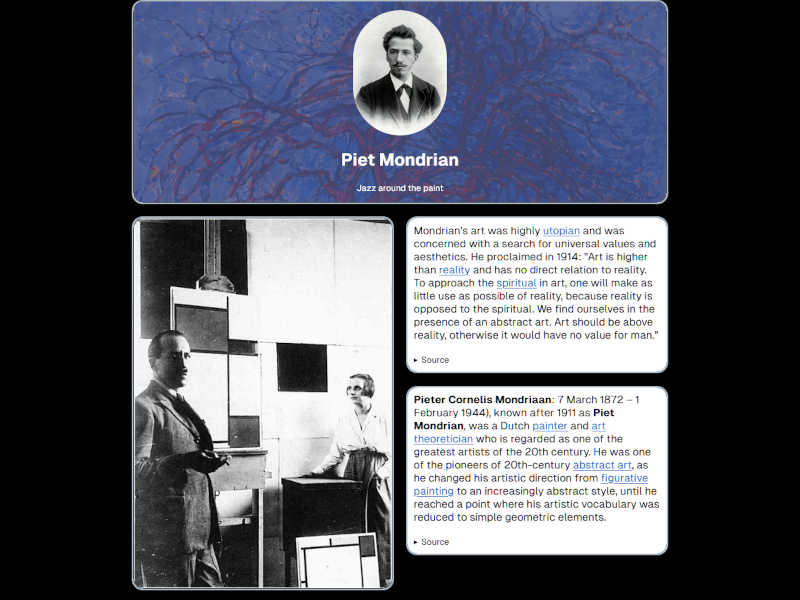 دانلود قالب های وردپرسی 9 Piet Mondrian