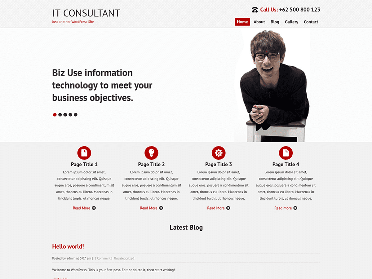 دانلود قالب های وردپرسی 5 SKT IT Consultant