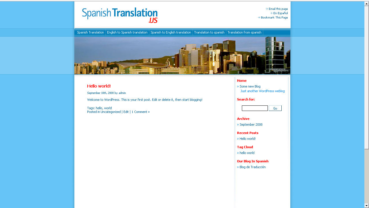Spanish Translation US