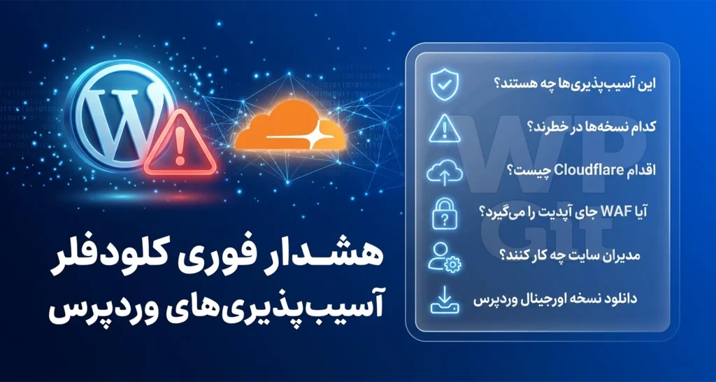 همکاری وردپرس با کلودفلر برای آسیب‌پذیری‌ های وردپرس 7.0.2
